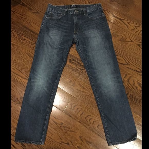 GAP Mens Straight Leg Denim Jeans 33x32 - Picture 2 of 7
